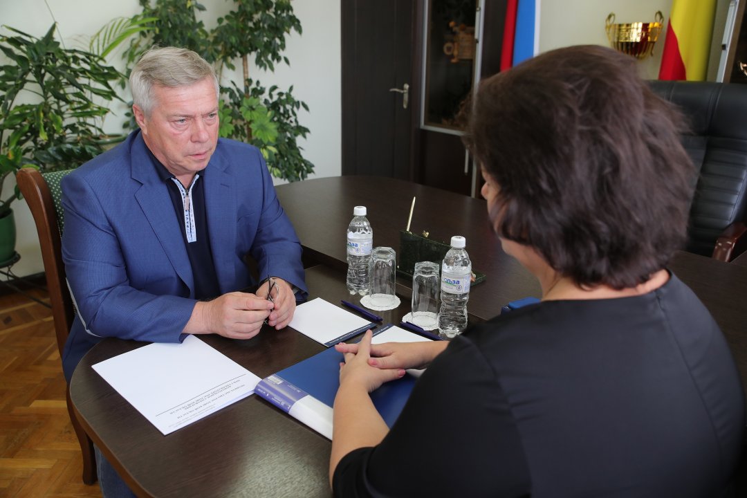 Губернатор провел рабочую встречу с главой Чертковского района
